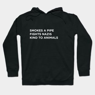 Pipe Smoker Who...  design no. 1 ( for dark shirts ) Hoodie